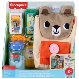FISHER PRICE Zabawka Leśni przyjaciele Plecaczek-misiaczek JLB86