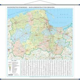 ArtGlob, mapa ścienna Województwo pomorskie WYDANIE 2025