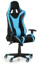 Fotel dla graczy RACING, niebieski