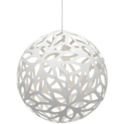 david trubridge - Floral Lampa Wisząca Ø100 Biała