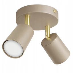 Kinkiet podwójny Spoti Round 2xGU10 ecru