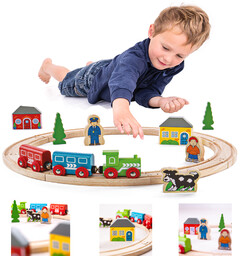 Moja pierwsza kolejka drewniana, BJT010-Bigjigs Rail