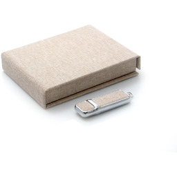 Zestaw beżowy pendrive w pudełku (8GB 2.0)