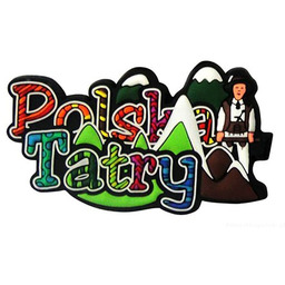 Magnes gumowy - napis Polska Tatry