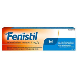 Fenistil żel 1 mg/g 50 g KRÓTKA DATA