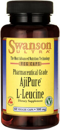 Swanson AjiPure L-leucyna 500mg 60 kaps