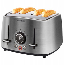Toster grill Sencor 5070SS mocny 1600W 4 kromki