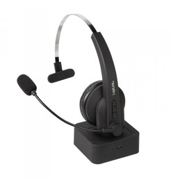 LogiLink Słuchawka Bluetooth z mikrofonem, stacja ładowania