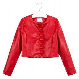 Kurtka żakiet ramoneska ekoskóra dziewczęca Mayoral 6457-52 r.140