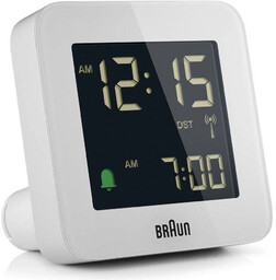 Budzik sterowany radiowo Braun BC09W-RC DCF77