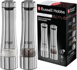Russell Hobbs młynek sól i pieprz komplet srebrne