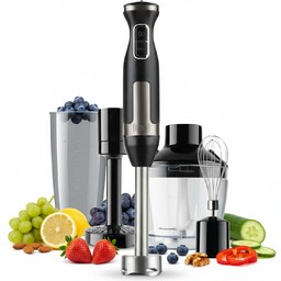 Blender Ręczny Mikser Wielofunkcyjny Z Szatkwonicą Turbo Black+Decker