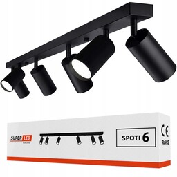 Lampa sufitowa Natynkowa Oprawa halogenowa 6x GU10 Led