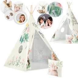 Tipi Namiot Dla Dzieci Teepee Wigwam Poduszka Stabilizator