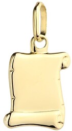 Wisiorek Złoty Papirus pod Grawer pr 585