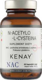 Kenay NAC N-acetylo-L-cysteina, 60 kapsułek vege