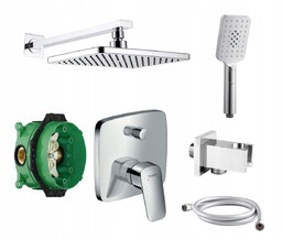 Zestaw podtynkowy z baterią Hansgrohe Logis deszczownica 22