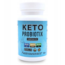 KETO PROBIOTIX PROBIOTYK naturalne zdrowe odchudzanie 30 kapsułek