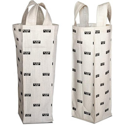 Bonamaison Bawełniana torba na wino z nadrukiem cyfrowym,