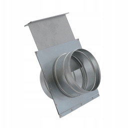 Przepustnica ZAS fi 200 mm zasuwa gilotynowa