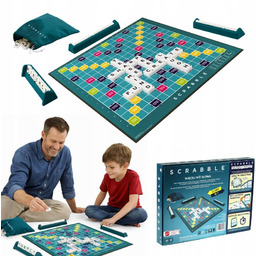 GRA PLANSZOWA SLOWNA SCRABBLE ORIGINAL WERSJA POLSKA PLANSZOWKA