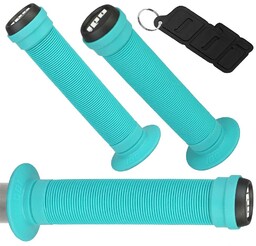 Chwyty ODI BMX Longneck ST, turkusowe, 143 mm