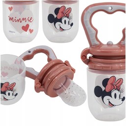SMOCZEK DO PODAWANIA POKARMÓW, OWOCÓW GRYZAK MINNIE 10m+