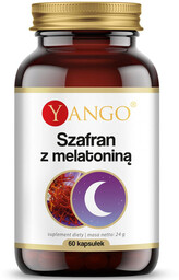 YANGO Szafran z Melatoniną 60vegcaps