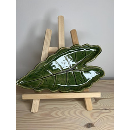 Pakamera Liść alokazji - ceramiczny talerzyk/patera