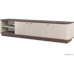 Szafka RTV VESPER 3 GOLD 187 3D1W Orzech