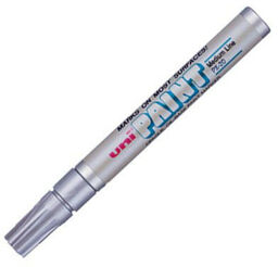 Marker olejowy 2,2-2,8mm UNI PAINT PX-20 srebrny /UNPX20/DSR/