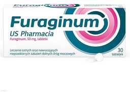 FURAGINUM US Pharmacia 50 mg - 30 tabletek