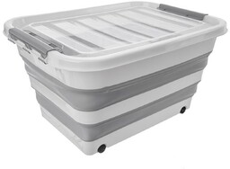 Składane pudełko na kółkach Kemp, 30 l