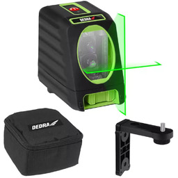 LASER KRZYŻOWY, POZIOMICA LASEROWA DEDRA MC0903 ZIELONY LASER
