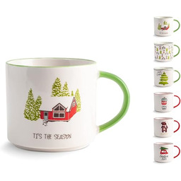 H&h zestaw 6 filiżanek jumbo new bone china