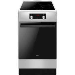 Kuchnia indukcyjna wolnostojąca AMICA 523IES3.336PAHTSDP(XXV) Pizza Steam Srebrny
