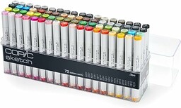 COPIC Sketch kolorowy marker, zestaw 72 C,