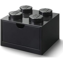 Lego Brick 4 Desk Drawer czarny
