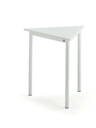 Biurko BORÅS TRIANGEL, 700x700x720 mm, biały laminat, biały