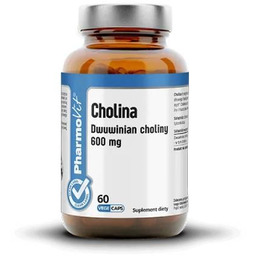 PHARMOVIT Cholina Dwuwinian choliny 600mg, 60 kapsułek