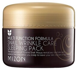 Mizon, Snail Wrinkle Care Sleeping Pack, Krem Przeciwzmarszczkowy,