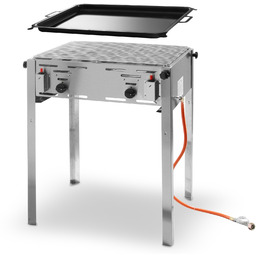 Grill gazowy z patelnią Grill Master Maxi 590x480mm