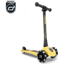 Scoot & Ride Highwaykick 3 LED Lemon 96358