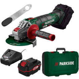 Akumulatorowa szlifierka kątowa Parkside Pwsa 20-Li D4 20V
