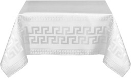 Obrus 140 x 300 Teflonowy Grecka wz. 221_Biała