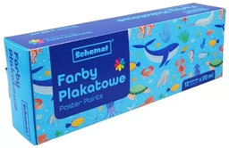 Farby plakatowe 20ml 12 kolorów - Schemat