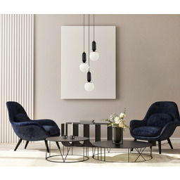 Aldeva Black III - Italux - lampa wisząca