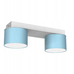Lampa sufitowa Dixie 2xGX53 Niebieski Biały