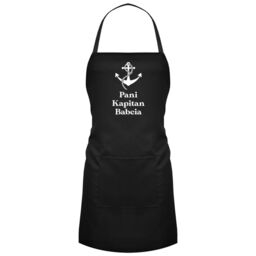 Pani Kapitan Babcia - fartuch z nadrukiem