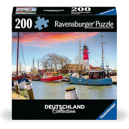 Erwachsenenpuzzle 200 Teile - Der Hafen von Büsum